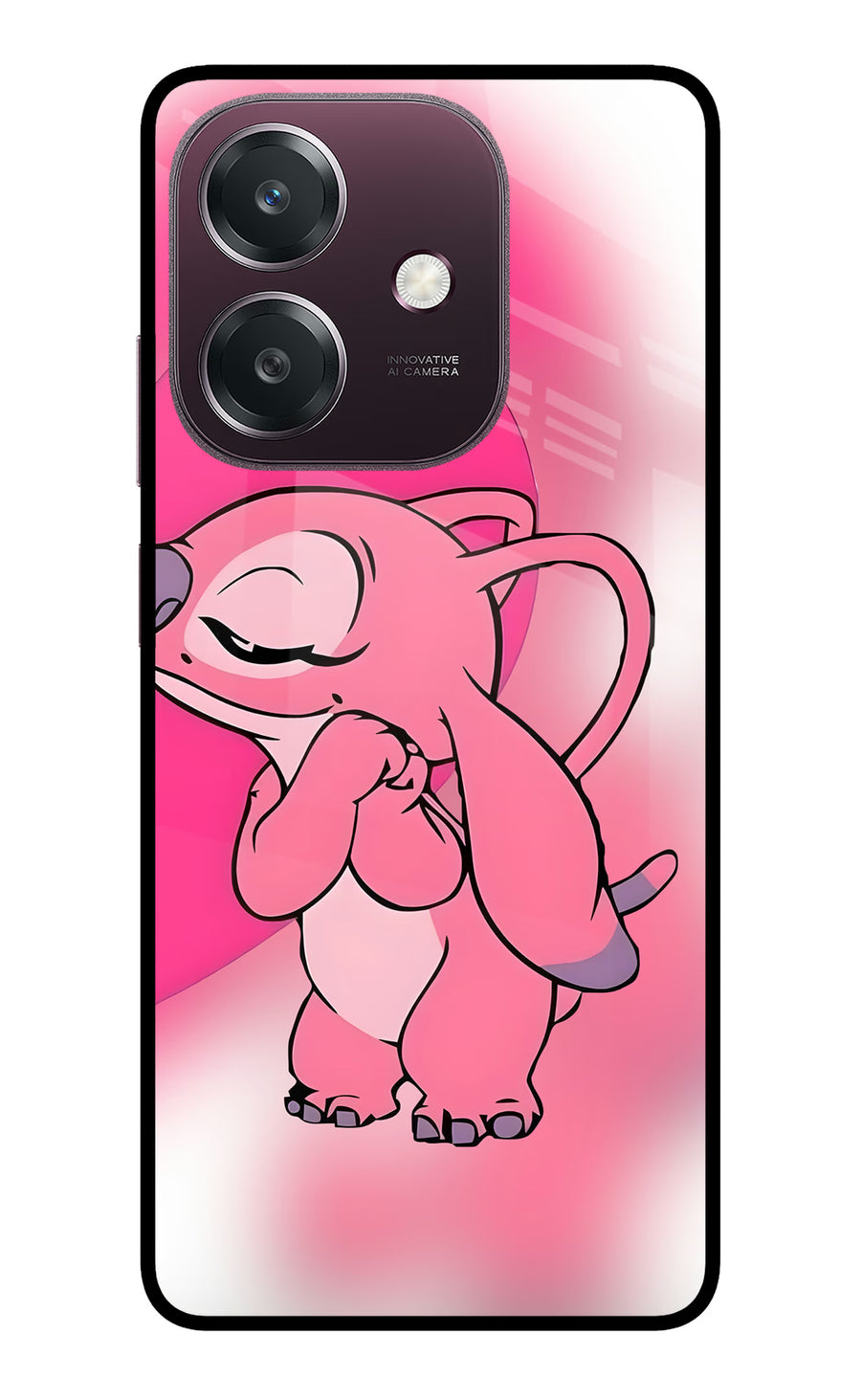 Angel Hug Oppo A3 5G Back Cover, Metal case