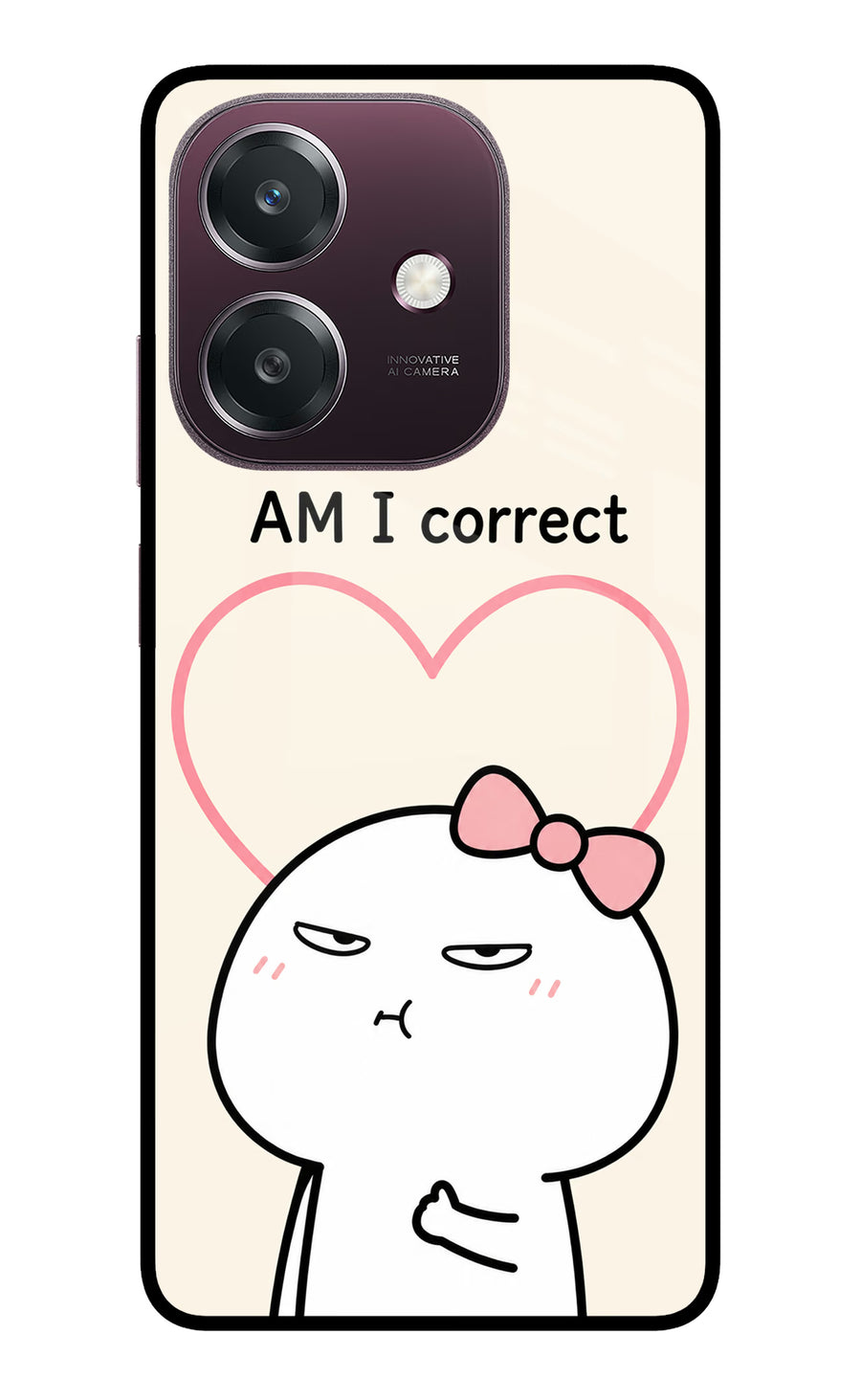 Always Right Oppo A3 5G Back Cover, Metal case