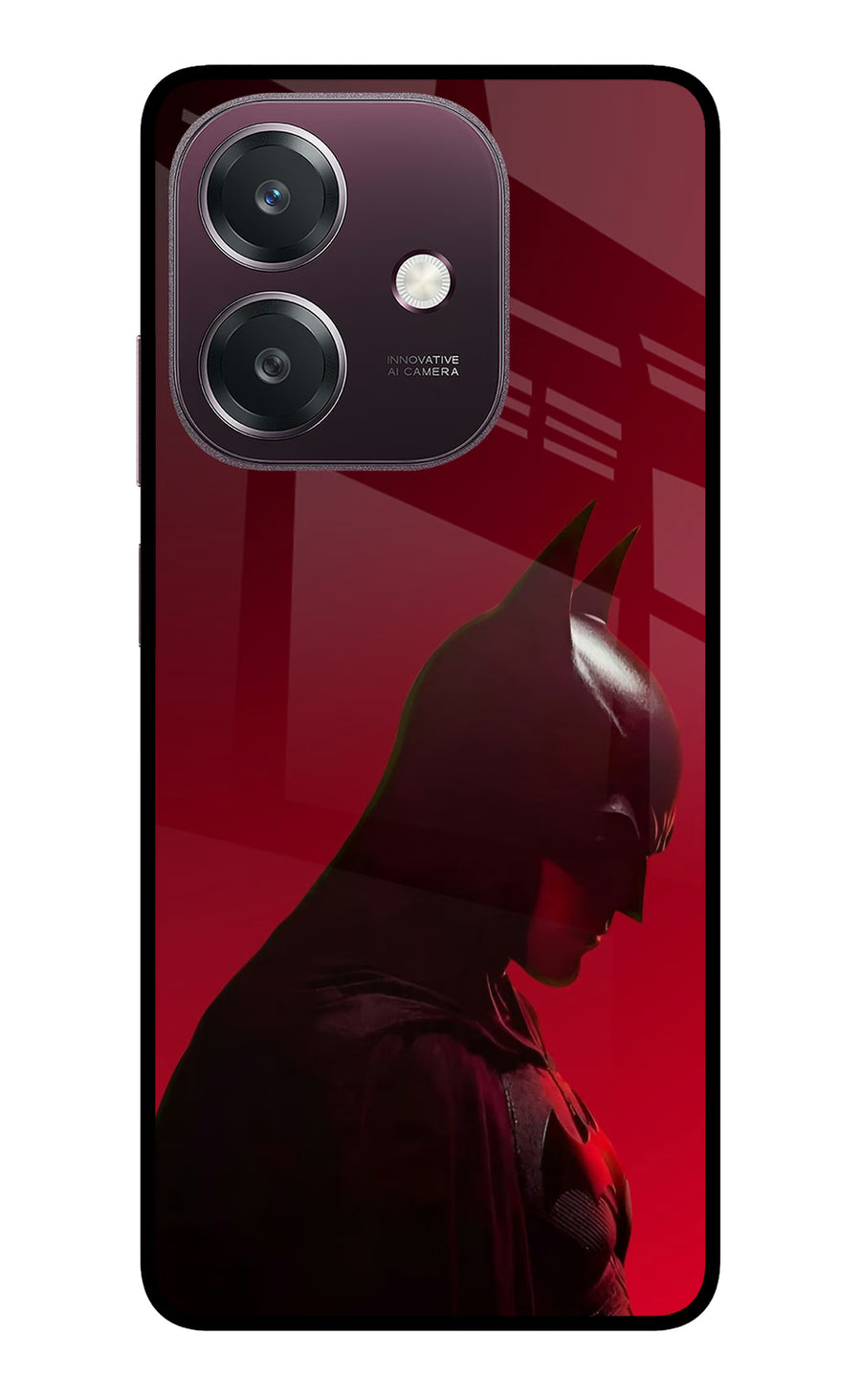 Dark Knight Oppo A3 5G Back Cover, Metal case