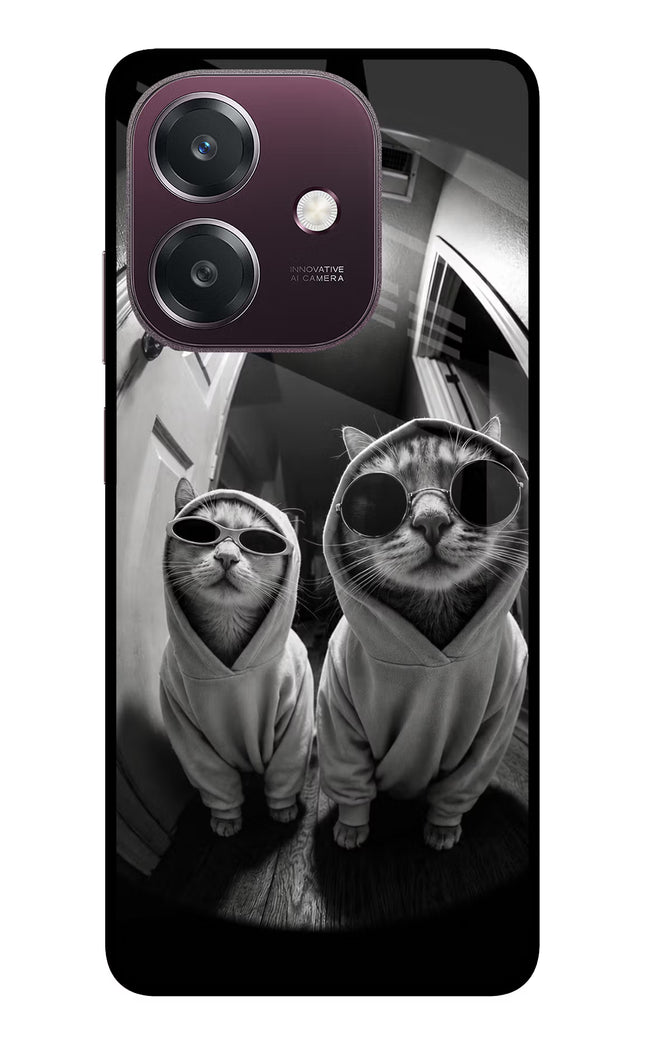 Hood Cats Oppo A3 5G Metal Case Back Cover by Casekaro