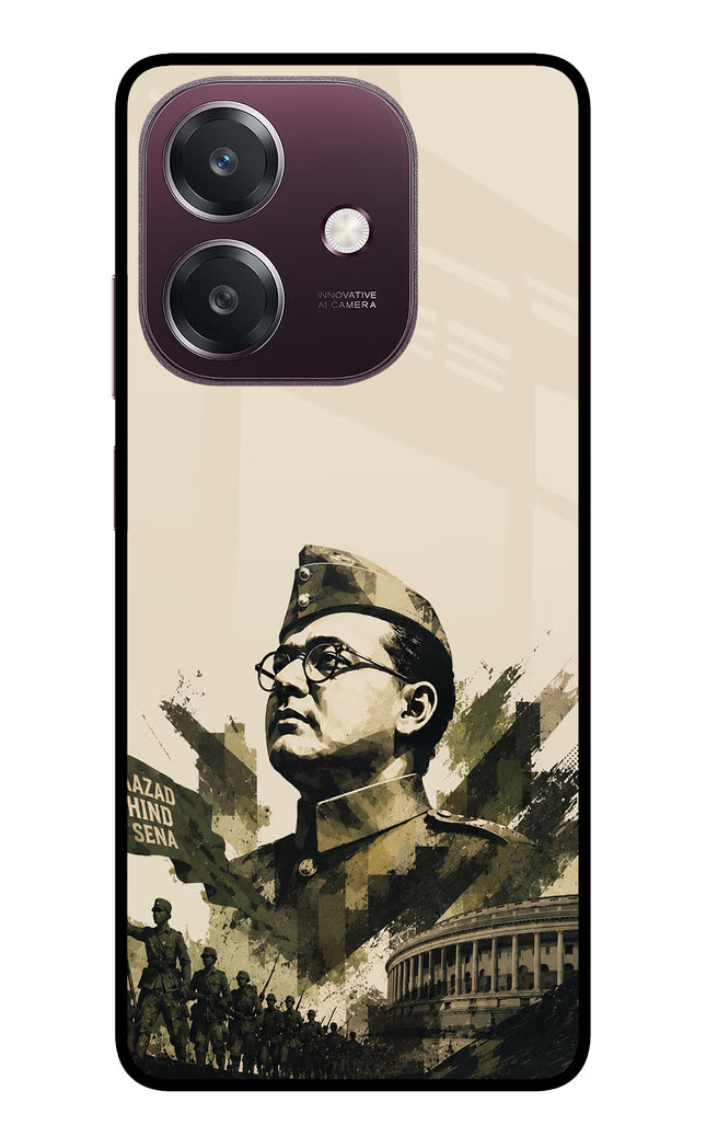 Netaji Rising Oppo A3 5G Metal Case Back Cover by Casekaro