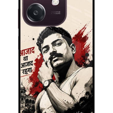 Chandrashekhar Azad Fearless Oppo A3 5G Metal Case Back Cover by Casekaro