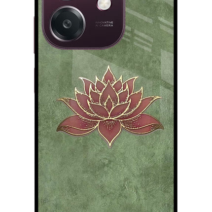 Lotus Grace Oppo A3 5G Metal Case Back Cover by Casekaro