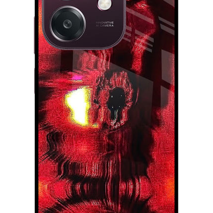 Fire Eye Oppo A3 5G Metal Case Back Cover by Casekaro