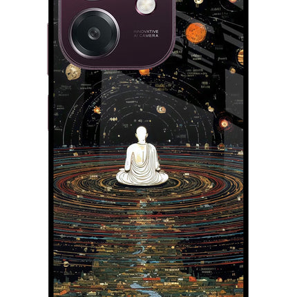 Space Monk Oppo A3 5G Metal Case Back Cover by Casekaro
