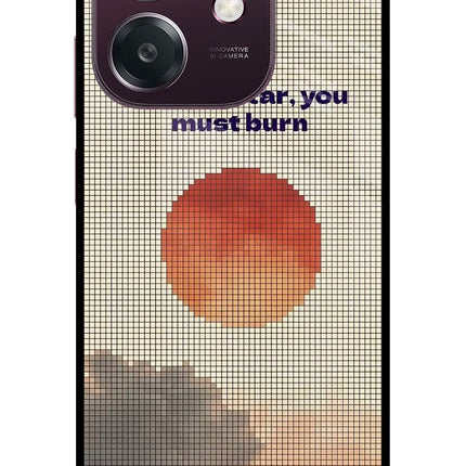 Pixel Sun Oppo A3 5G Metal Case Back Cover by Casekaro