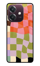Wavy Grid Oppo A3 5G Metal Case Back Cover by Casekaro