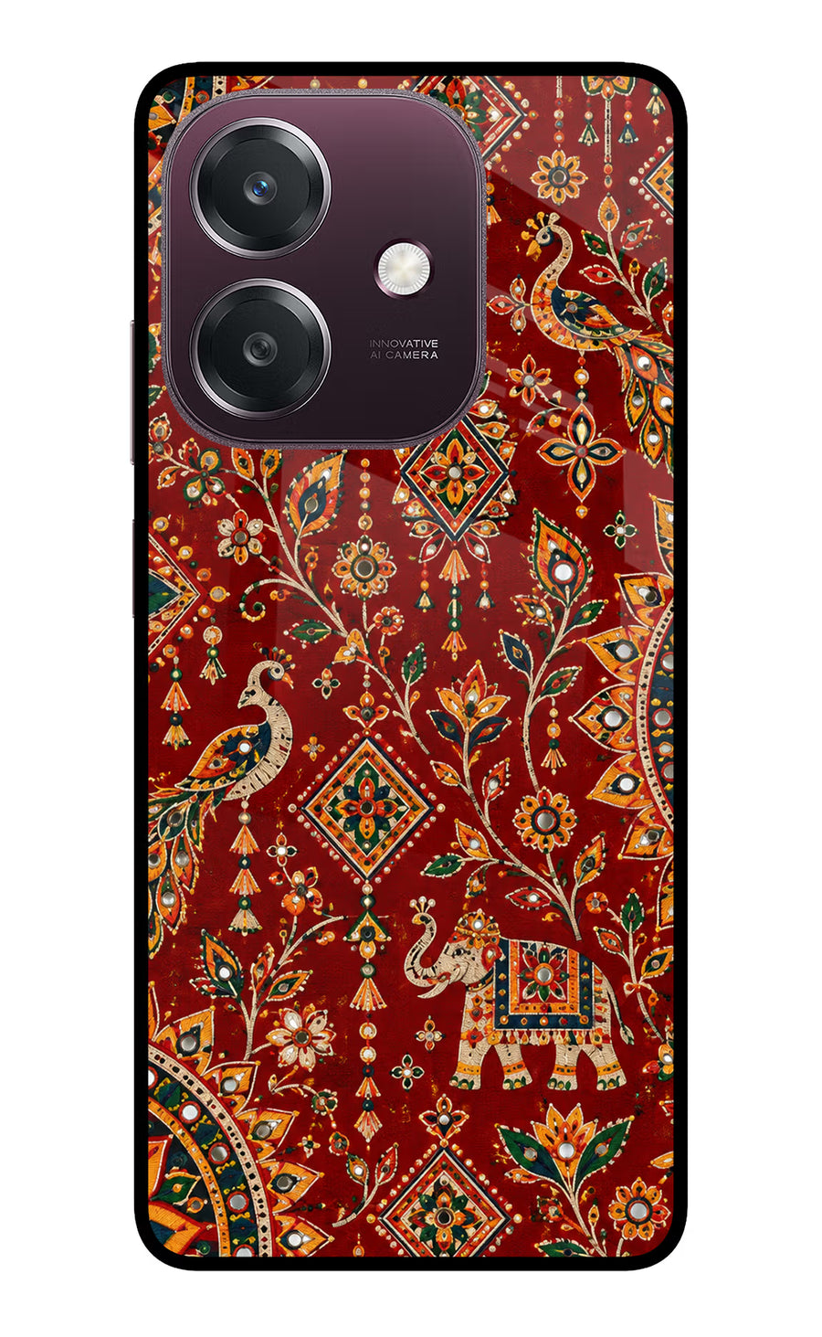 Laal Riwaaz Oppo A3 5G Back Cover, Metal case