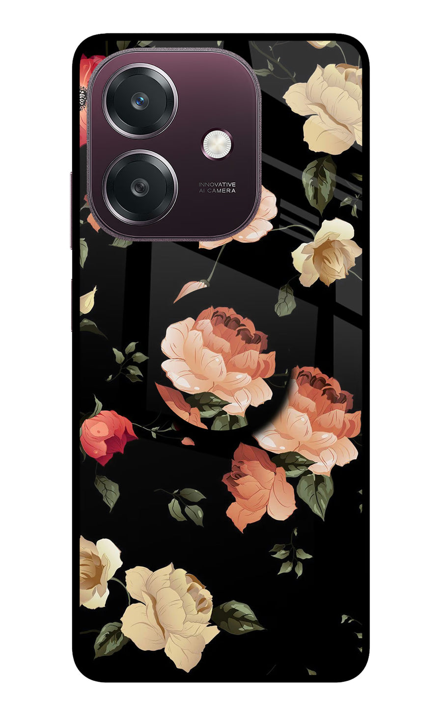 Flowers Oppo A3 5G Pop Case, Metal case