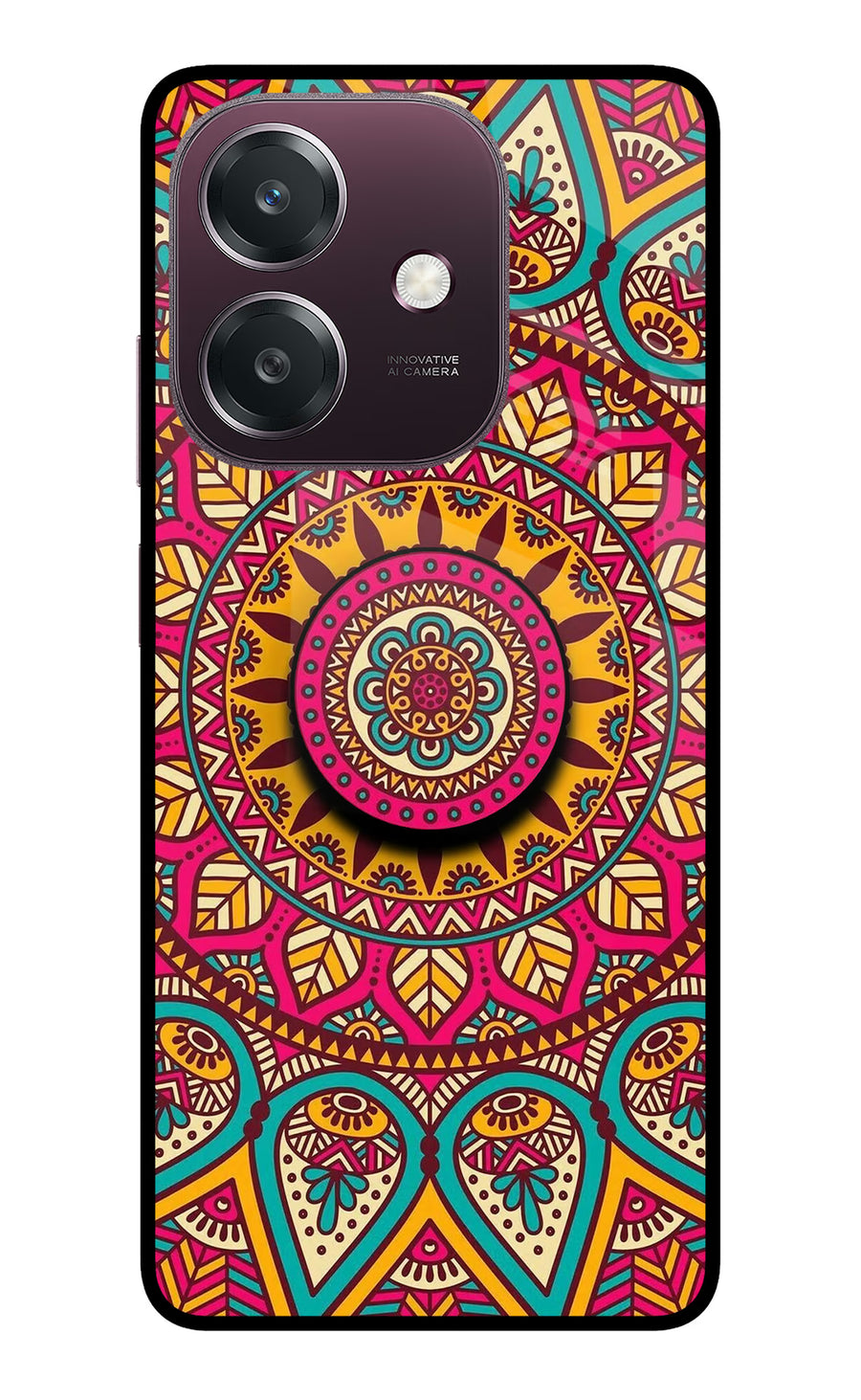 Mandala Oppo A3 5G Pop Case, Metal case