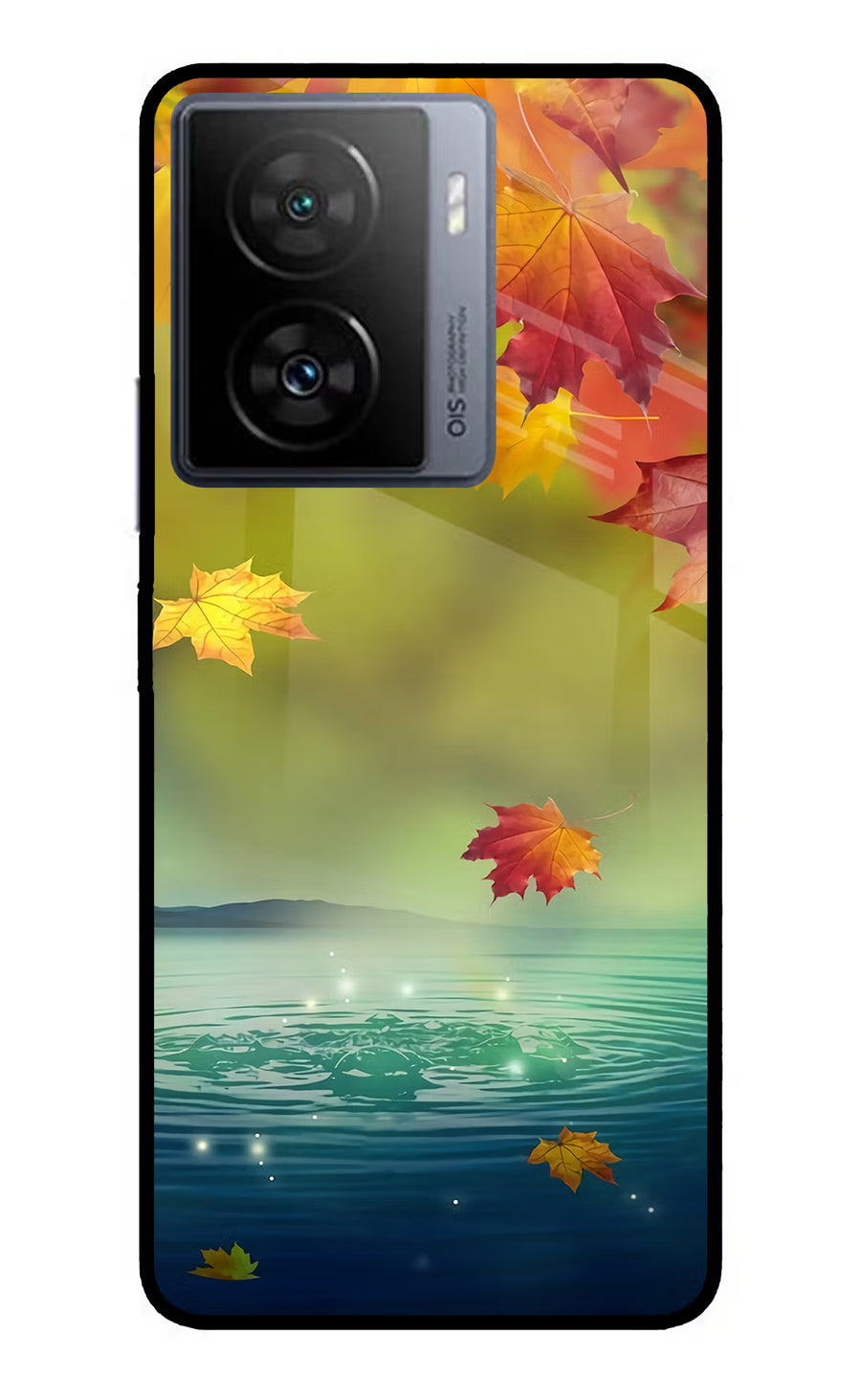 Flowers iQOO Z7 5G Back Cover, Metal case