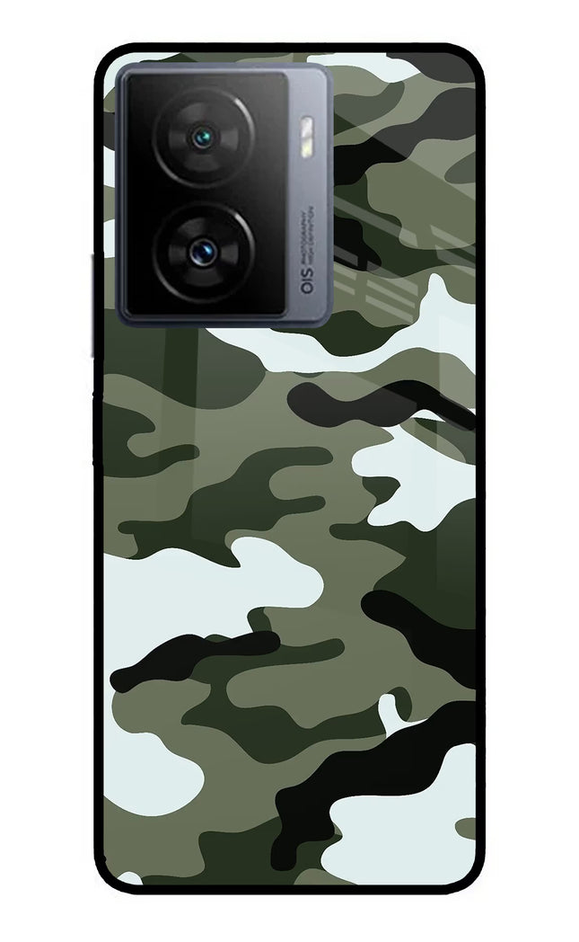 Camouflage iQOO Z7 5G Metal Case Back Cover by Casekaro