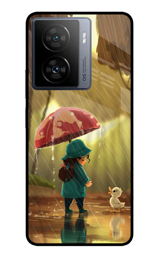 Rainy Day iQOO Z7 5G Metal Case Back Cover by Casekaro