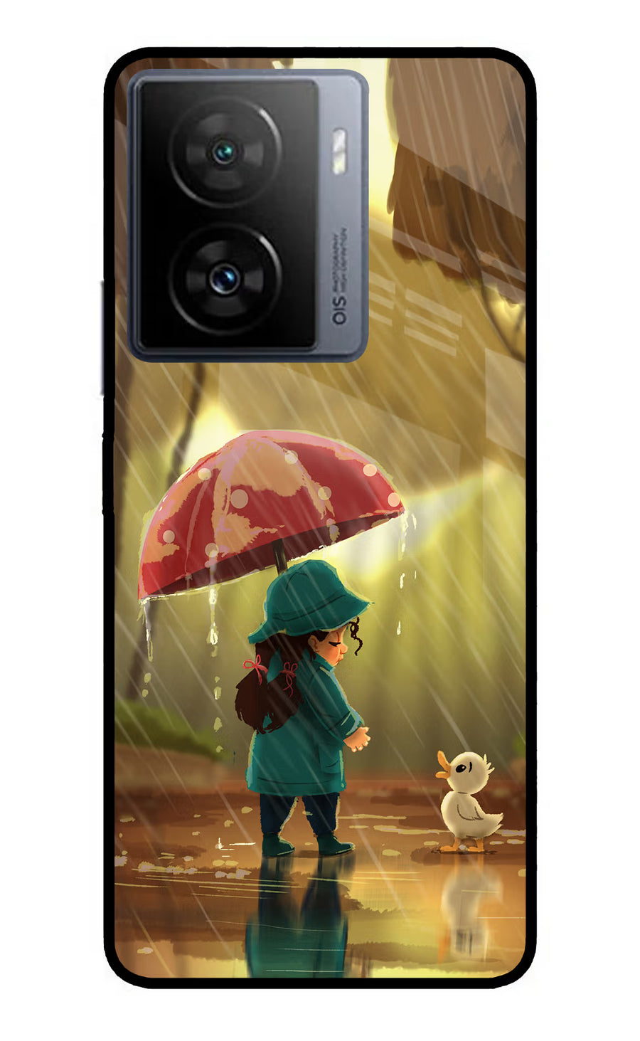Rainy Day iQOO Z7 5G Back Cover, Metal case