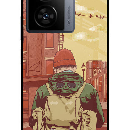 Adventurous iQOO Z7 5G Metal Case Back Cover by Casekaro