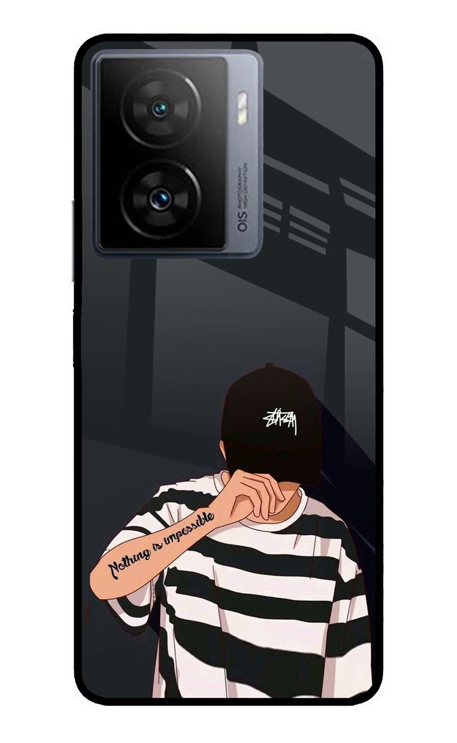 Aesthetic Boy iQOO Z7 5G Back Cover, Metal case