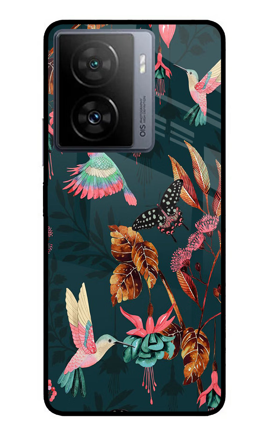 Birds iQOO Z7 5G Back Cover, Metal case