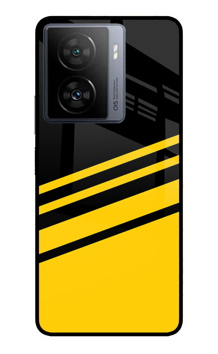 Yellow Shades iQOO Z7 5G Back Cover, Metal case