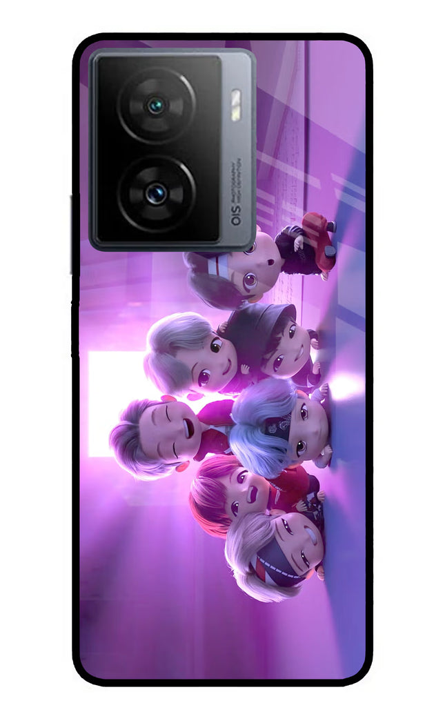 BTS Chibi iQOO Z7 5G Metal Case Back Cover by Casekaro