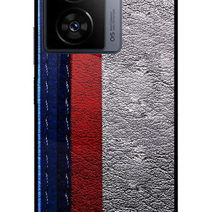 BMW Stripes iQOO Z7 5G Metal Case Back Cover by Casekaro
