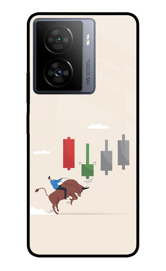 Bull Trading Momentum iQOO Z7 5G Metal Case Back Cover by Casekaro