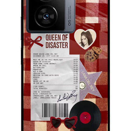 Queen of Disaster iQOO Z7 5G Metal Case Back Cover by Casekaro