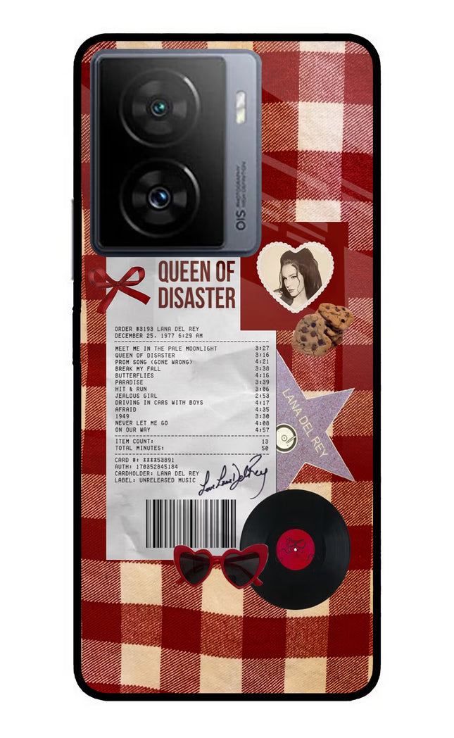 Queen of Disaster iQOO Z7 5G Metal Case Back Cover by Casekaro
