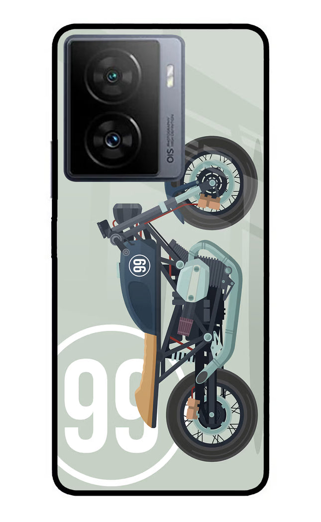 Classic Cafe Racer 99 iQOO Z7 5G Metal Case Back Cover by Casekaro
