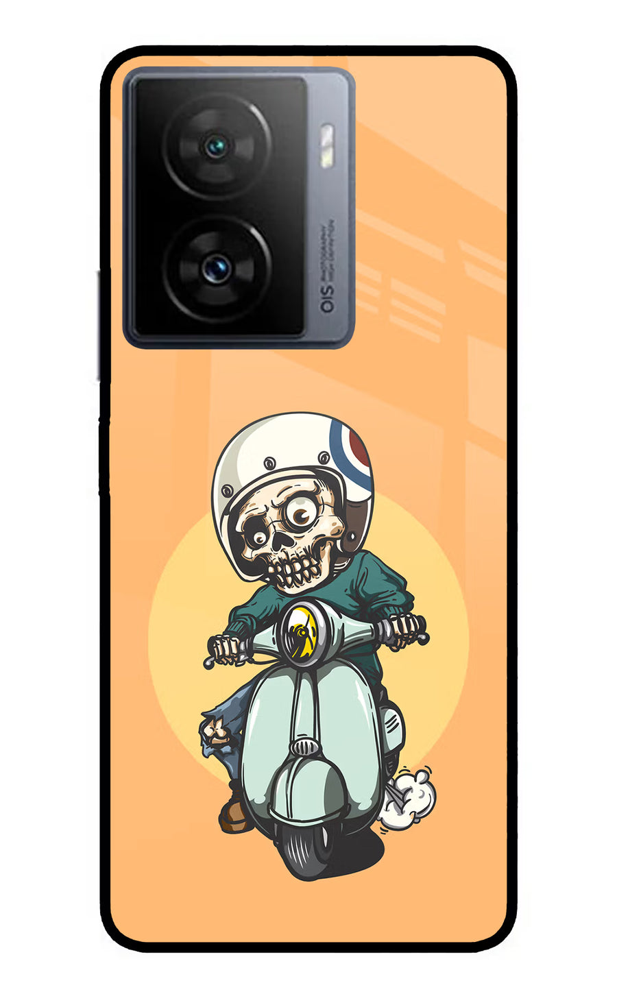 Undead Biker iQOO Z7 5G Back Cover, Metal case