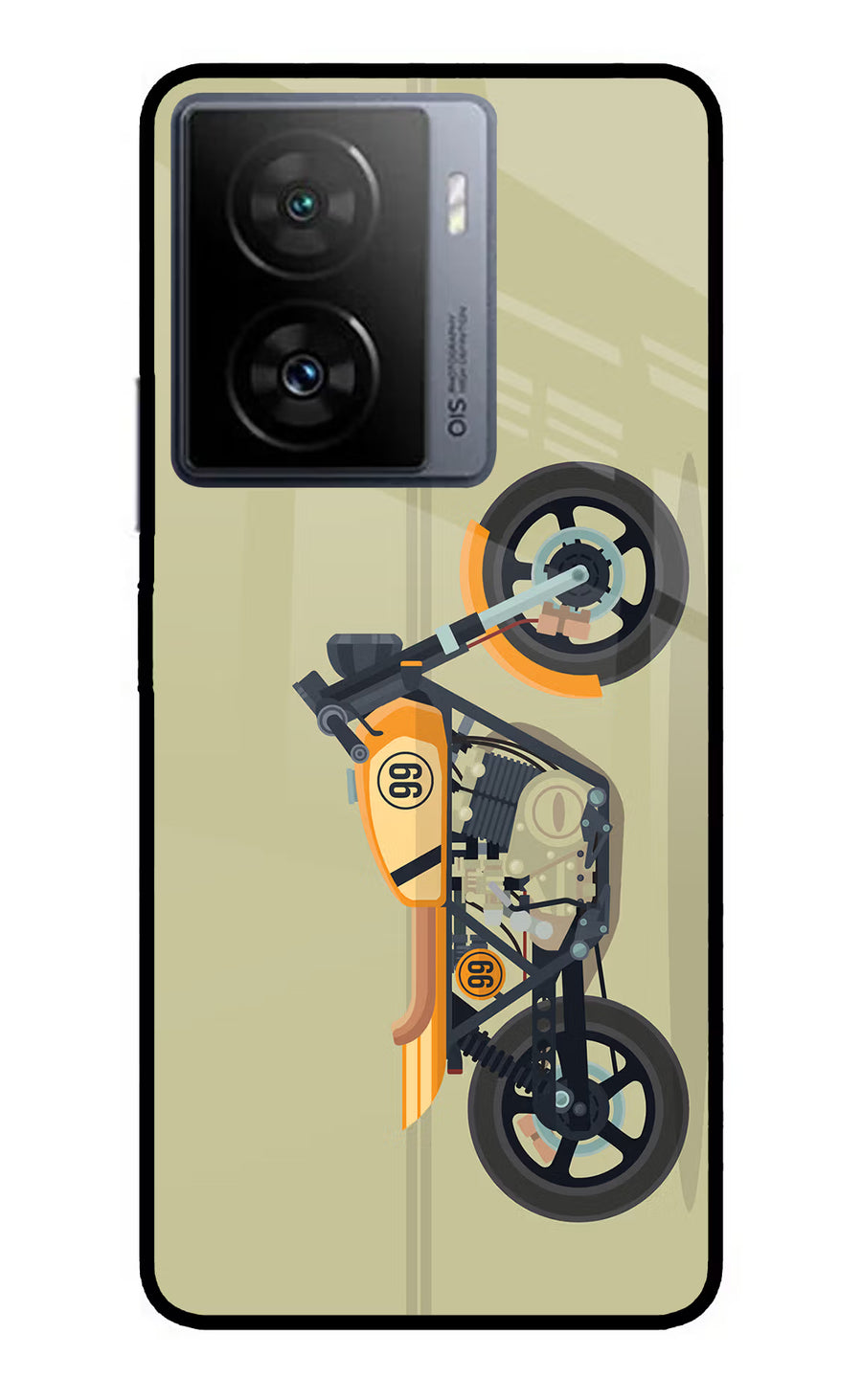 Vertical Speedster iQOO Z7 5G Back Cover, Metal case