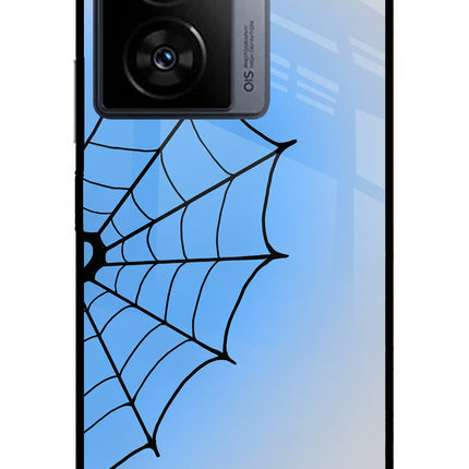 Blue Web iQOO Z7 5G Metal Case Back Cover by Casekaro