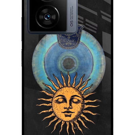 Divine Sun iQOO Z7 5G Metal Case Back Cover by Casekaro
