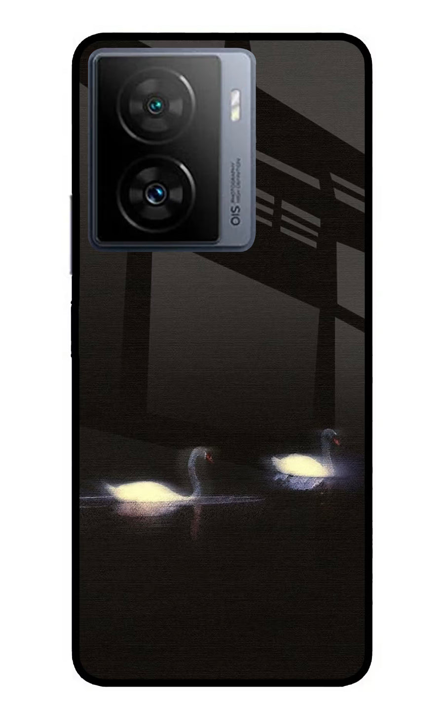 Silent Swans iQOO Z7 5G Back Cover, Metal case