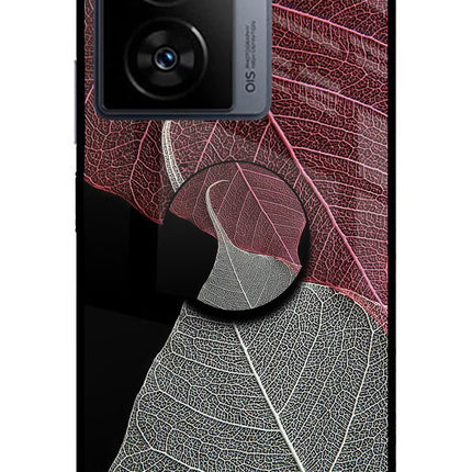 Leaf Pattern iQOO Z7 5G Pop Case by Casekaro