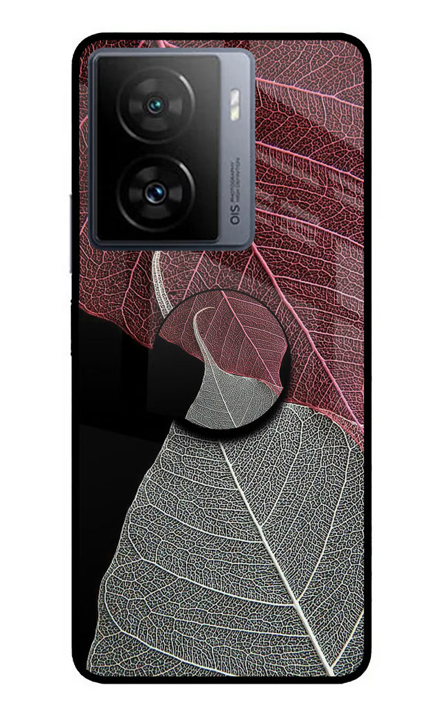 Leaf Pattern iQOO Z7 5G Pop Case by Casekaro