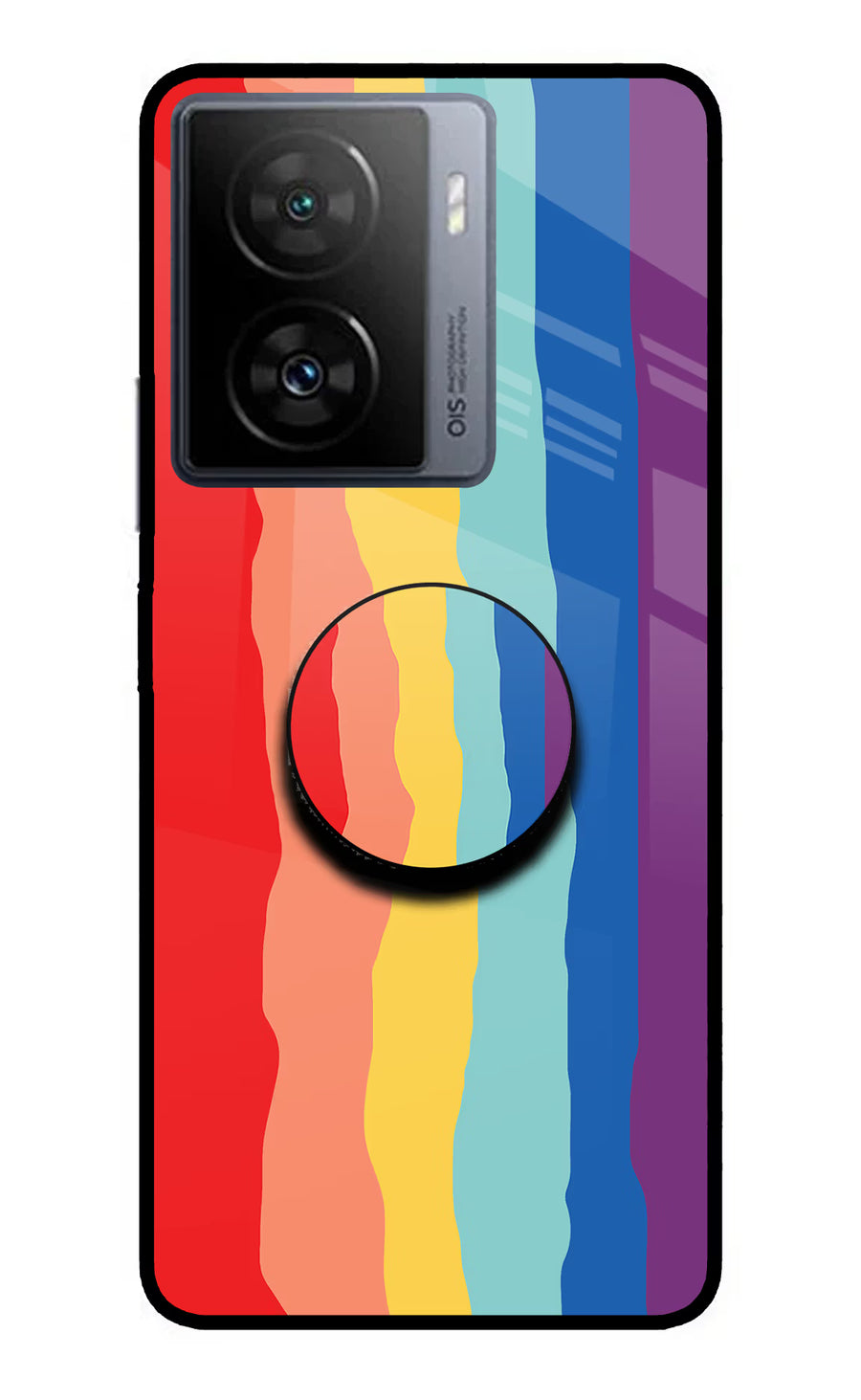 Rainbow iQOO Z7 5G Pop Case, Metal case
