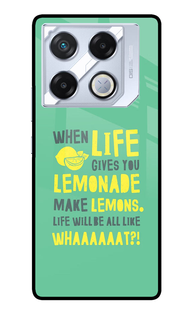Quote Infinix GT 20 Pro Metal Case Back Cover by Casekaro