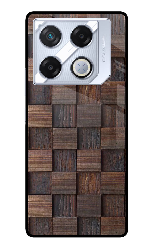 Wooden Cube Design Infinix GT 20 Pro Metal Case Back Cover by Casekaro