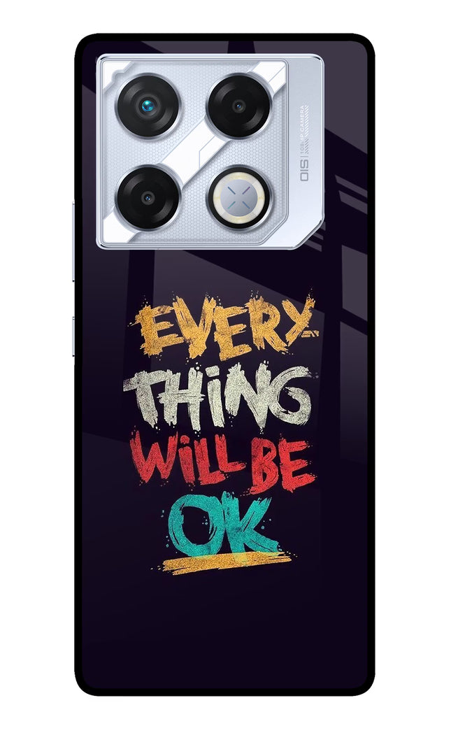 Everything Will Be Ok Infinix GT 20 Pro Metal Case Back Cover by Casekaro