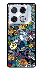 Space Abstract Infinix GT 20 Pro Metal Case Back Cover by Casekaro