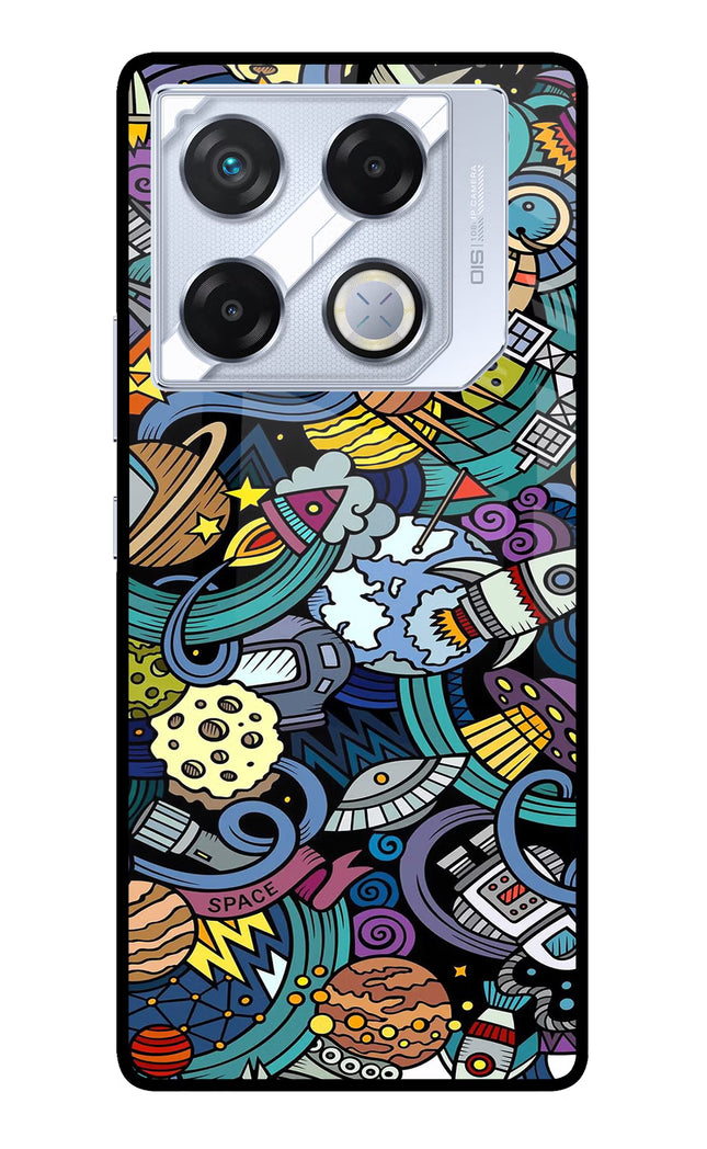 Space Abstract Infinix GT 20 Pro Metal Case Back Cover by Casekaro