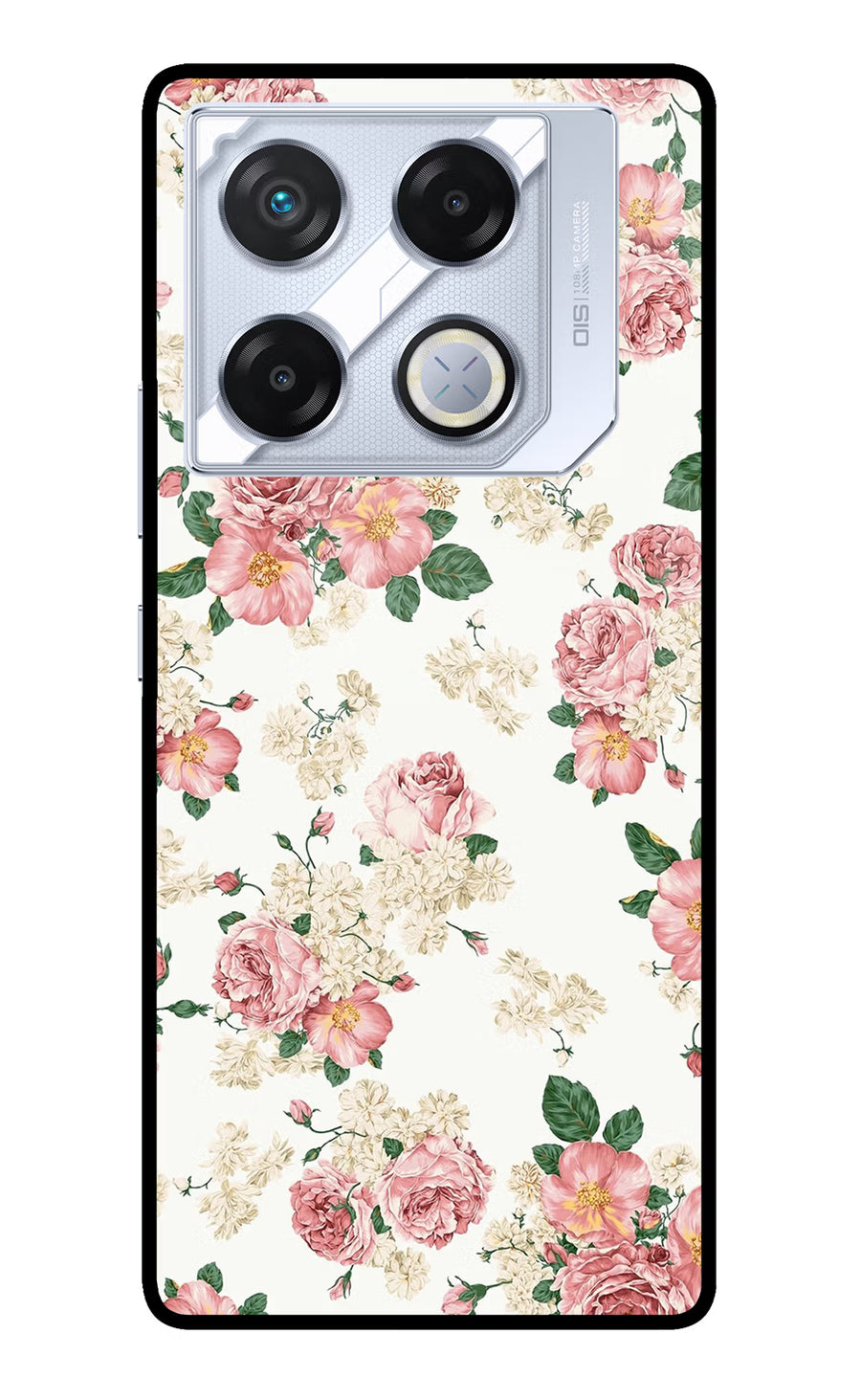 Flowers Infinix GT 20 Pro Back Cover, Metal case