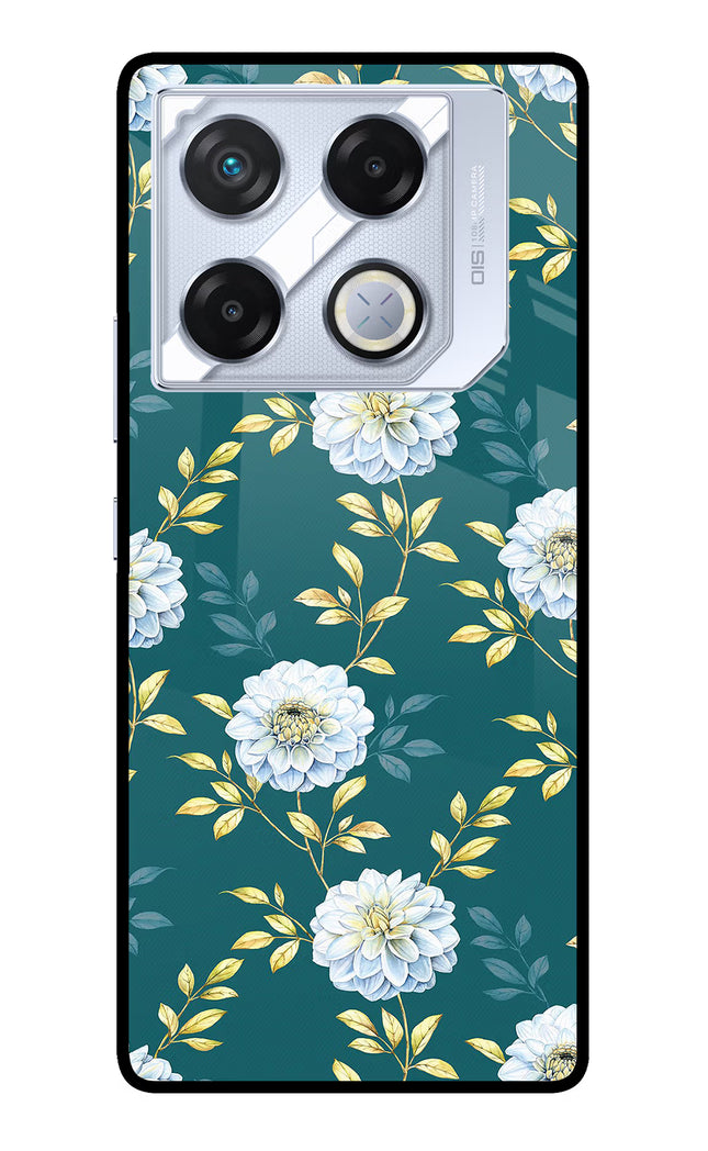 Flowers Infinix GT 20 Pro Metal Case Back Cover by Casekaro