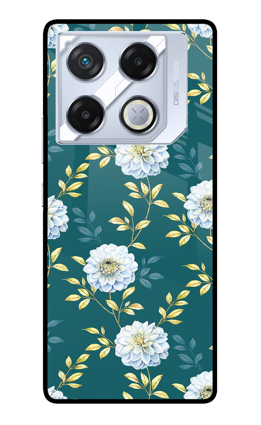 Flowers Infinix GT 20 Pro Back Cover, Metal case