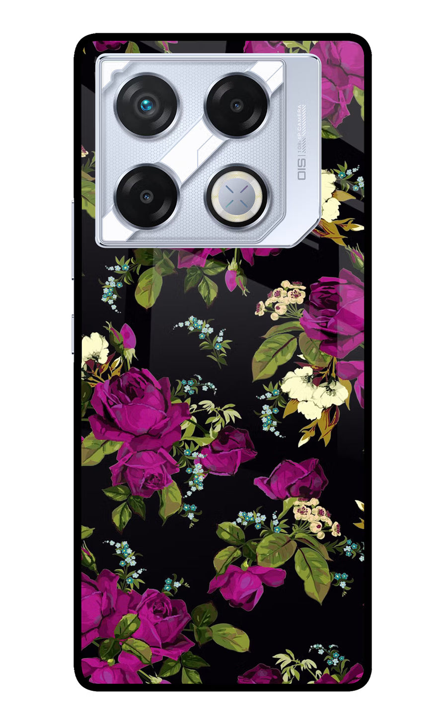 Flowers Infinix GT 20 Pro Back Cover, Metal case