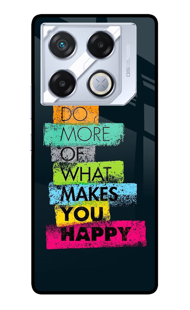 Do More Of What Makes You Happy Infinix GT 20 Pro Metal Case Back Cover by Casekaro