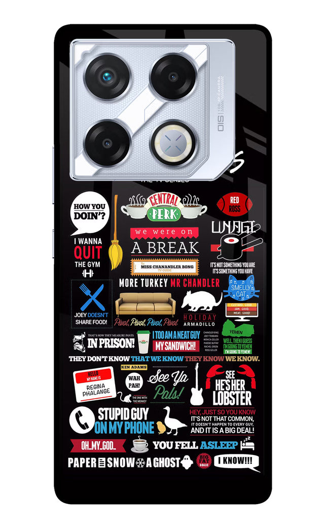 FRIENDS Infinix GT 20 Pro Metal Case Back Cover by Casekaro