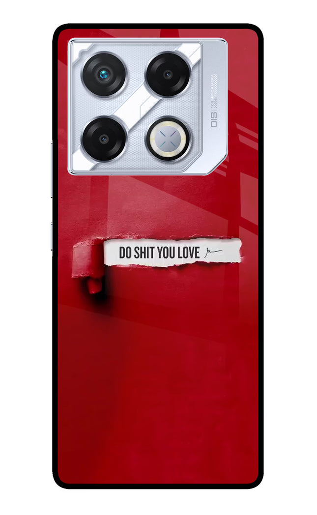 Do Shit You Love Infinix GT 20 Pro Metal Case Back Cover by Casekaro