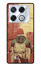 Adventurous Infinix GT 20 Pro Metal Case Back Cover by Casekaro