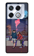 Chilling Couple Infinix GT 20 Pro Metal Case Back Cover by Casekaro